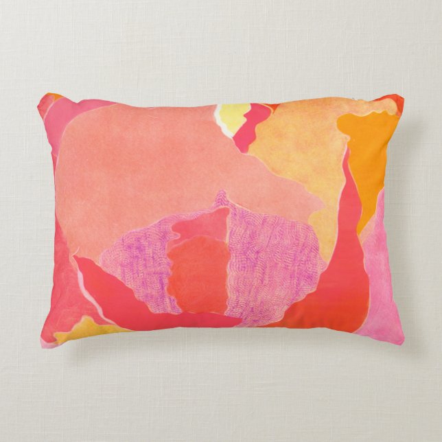 ALMOFADA DECORATIVA ROSA IV (Frente)