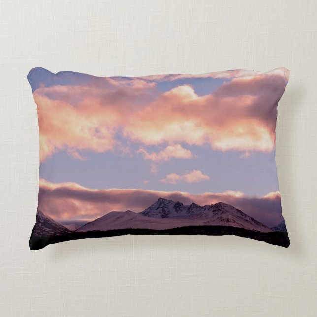 Almofada Decorativa Rosa Serenity Sunrise (Frente)