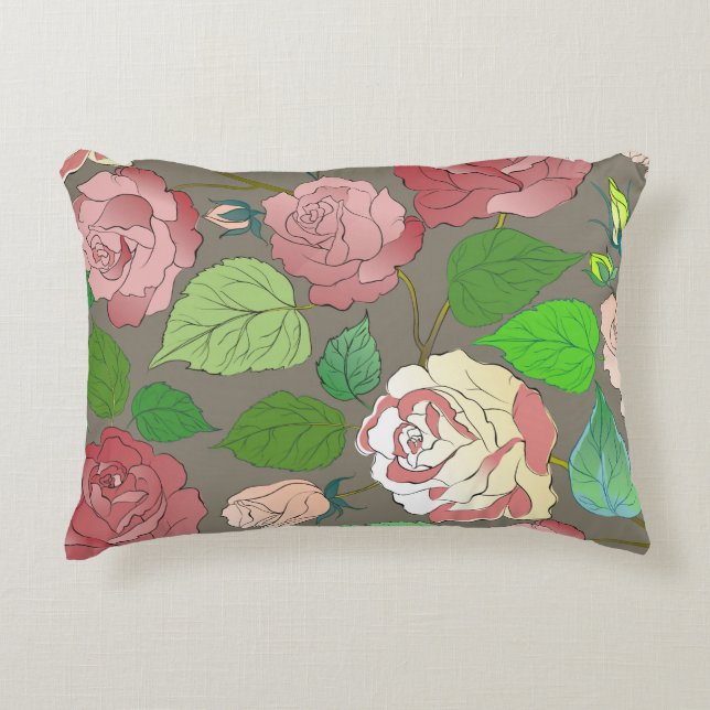 Almofada Decorativa Rosas 30 (Frente)