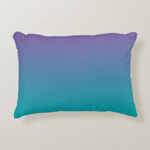 Almofada Decorativa "Roxo e cerceta Ombre"