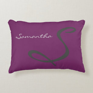Almofada Decorativa roxo na moda chique moderno simples elegante do