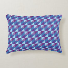 Roxo para Azul Geométrico Abstrato Vibe dos anos 9