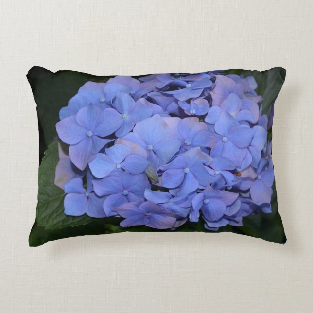 Almofada Decorativa Roxo Roxo Hidrangea macrofilla (Frente)
