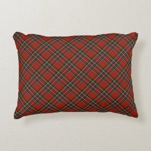 Almofada Decorativa Royal Stewart Red e Blue Scottish Clan Tartan