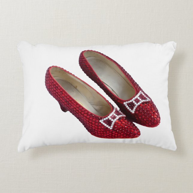 Almofada Decorativa Ruby Red Slippers - Travesseiro de Destaque Quente (Frente)