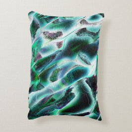 Almofada Decorativa Rugosidade esculpida das rochas virtuais e florest