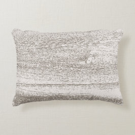 Almofada Decorativa Ruim Barnwood Doméstico das Regras da Família