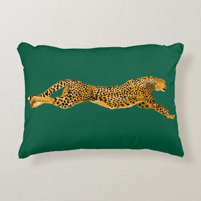 ALMOFADA DECORATIVA RUNNING CHEETAH THROW PILLOW (Frente)
