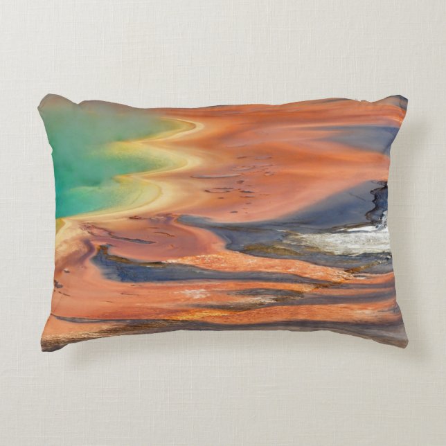 Almofada Decorativa Runoff prismático grande do primavera (Frente)