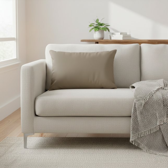 Almofada Decorativa Rust Terracotta Square Throw Pillow - Modern (Criador carregado)