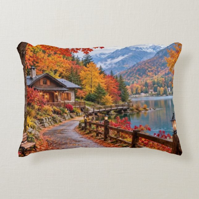Almofada Decorativa Rustic Fall Hideaway (Frente)