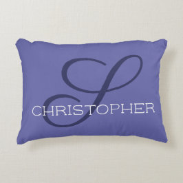 Almofada Decorativa S Tendência de Caligrafia de Nome Personalizado In