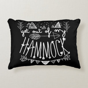 Almofada Decorativa Saia de meu viagem do Hammock (personalizado)