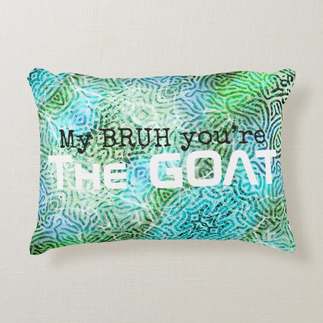 Almofada Decorativa Sala de adolescentes de gíria engraçada (Frente)