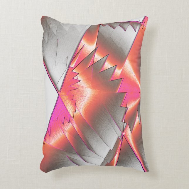 Almofada Decorativa Salmão ou pêssego, extremamente rugoso digitalizad (Frente(Vertical))