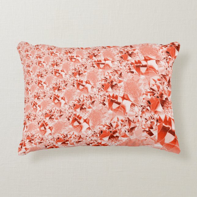 Almofada Decorativa Salmões de lanche a vermelho com um pouco brilhant (Frente)