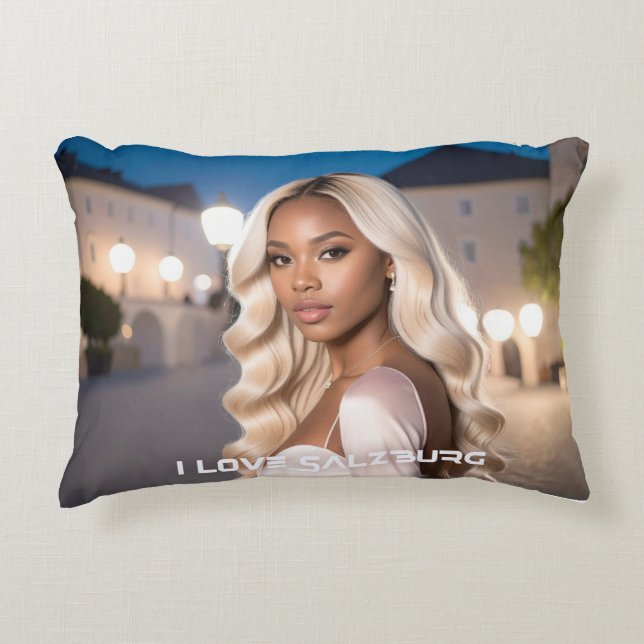 ALMOFADA DECORATIVA SALZBURG - I LOVE SALZBURG (Frente)