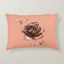 Sanded beige floral brown rose AI art 