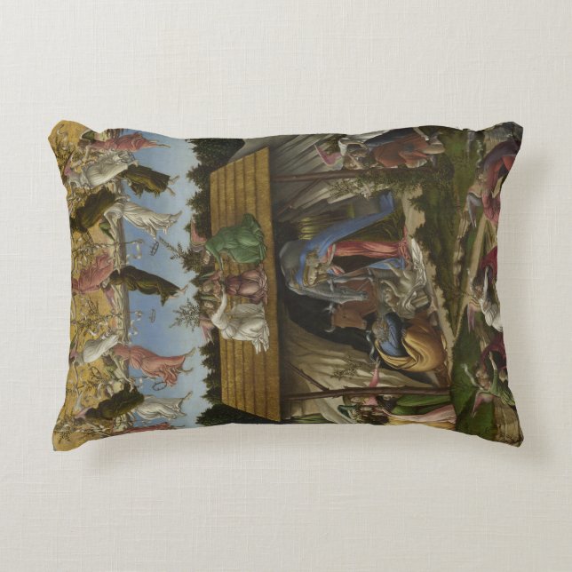 Almofada Decorativa Sandro Botticelli - Natividade Mística (Frente)