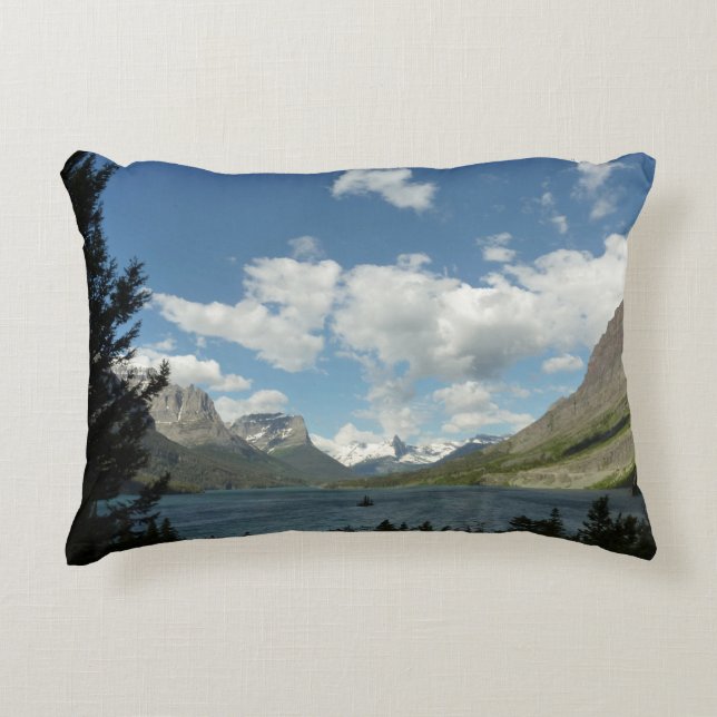 Almofada Decorativa Santo Mary Lake II no Glacier National Park (Frente)