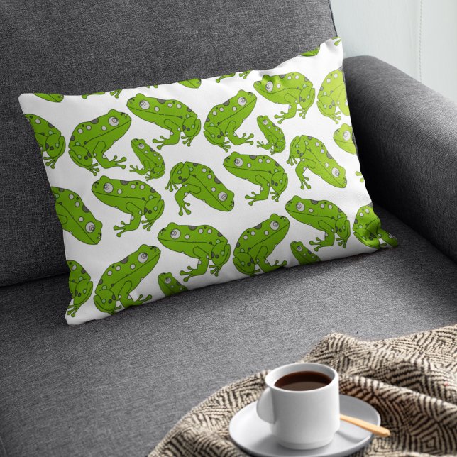 Almofada Decorativa Sapo Verde (Pillow with cartoon frog design)