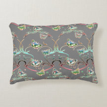 Schmetterlinge Verzierungen Grau