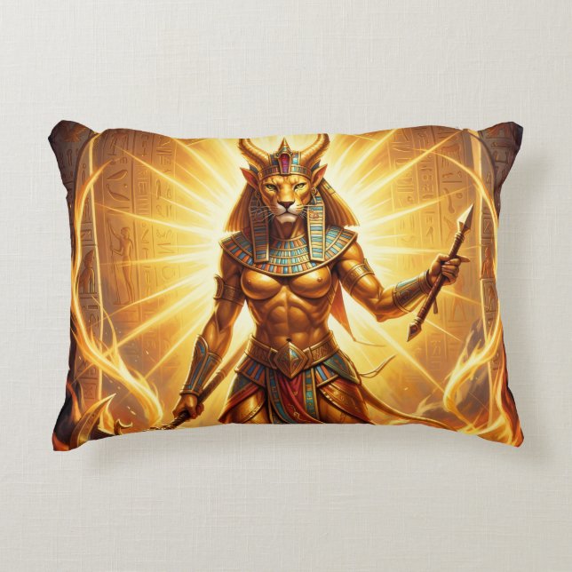 Almofada Decorativa Sekhmet – Lion-Headed War Goddess´4 (Frente)
