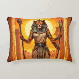 Almofada Decorativa Sekhmet – Löwenköpfige Kriegsgöttin