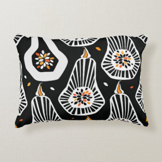 Almofada Decorativa Sementes de Bombas Estilizadas: Design sem costura