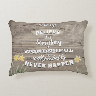 Almofada Decorativa Sempre acreditar