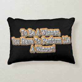 Almofada Decorativa "Ser Um Vencedor" Design. Comprar Agora