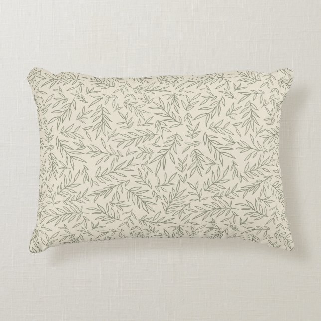 Almofada Decorativa Serene Sage Green | Suspiro Gentil de Whisper Mini (Frente)