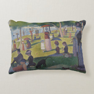 Almofada Decorativa Seurat Domingo La Grande Jatte Arte Fino