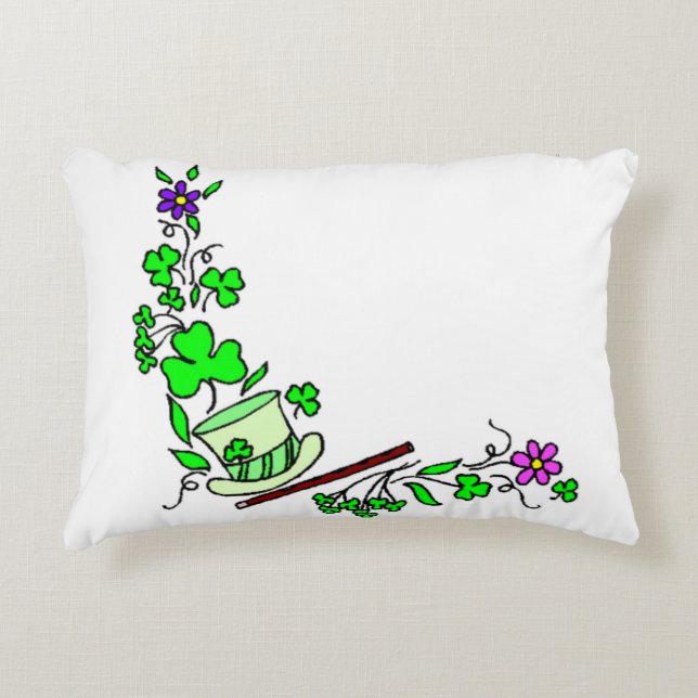Almofada Decorativa Shamrocks Irlandês (Frente)