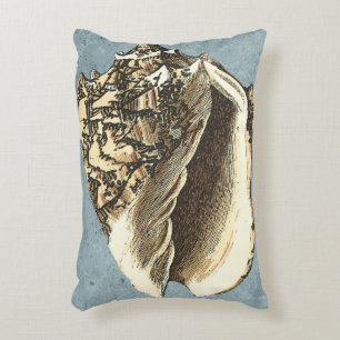 Almofada Decorativa Shell de Conch com Lavagem