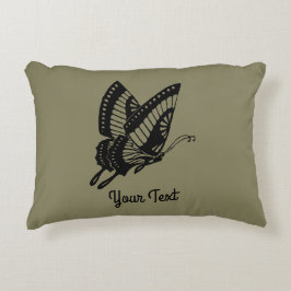 Almofada Decorativa Silhueta Borboleta