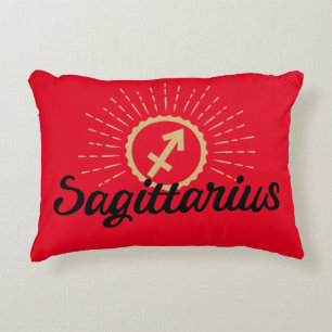 Almofada Decorativa Símbolo Sagittarius Starburst