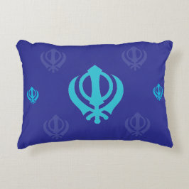 Almofada Decorativa Símbolo Sikh Khanda