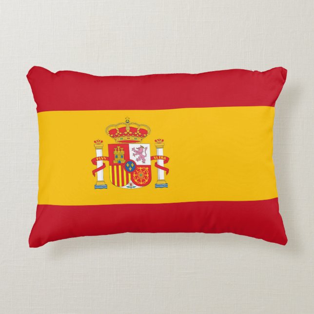 Almofada Decorativa sinalizador de espanha (Frente)