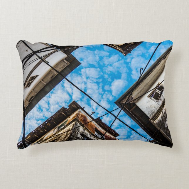 Almofada Decorativa Sky Over Stonetown, Zanzibar (Frente)