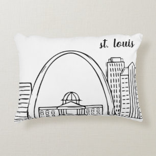 Almofada Decorativa Skyline de St Louis