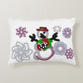 Almofada Decorativa Snowman joy kind