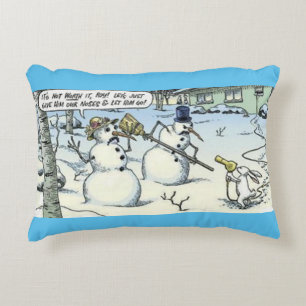 Almofada Decorativa Snowmen e Rabbit Standoff