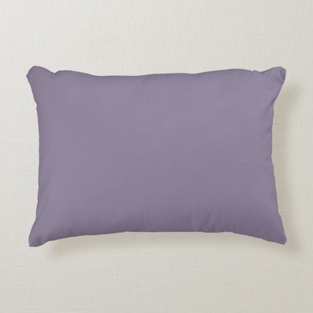 Almofada Decorativa Soft Grey Purple,Solid Modern,Throw Pillow (Frente)
