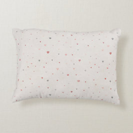 Almofada Decorativa Soft Heart Pattern Accent Pillow