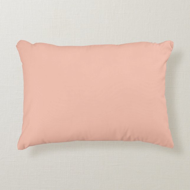 Almofada Decorativa Soft Peach, Solid, Simple, Modern (Frente)