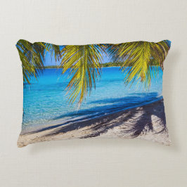 Almofada Decorativa Sombras na praia