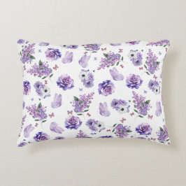 Almofada Decorativa Sonhos Lilac e Sussurros de Borboletas