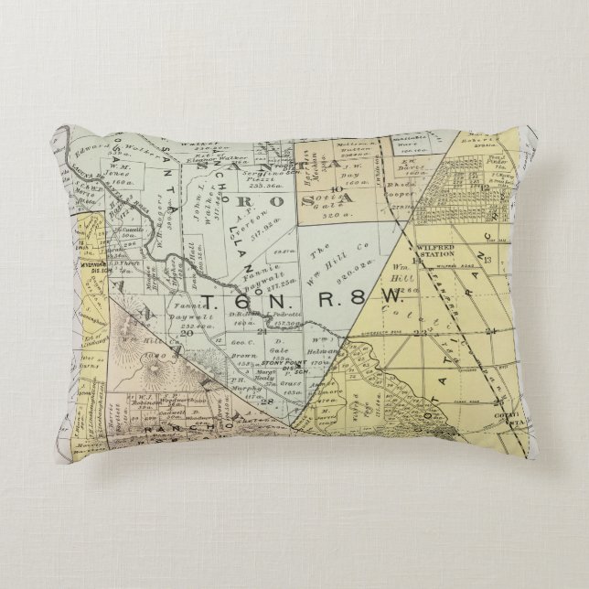 Almofada Decorativa Sonoma County, Califórnia 22 (Frente)
