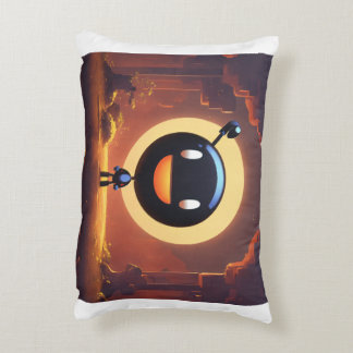 Almofada Decorativa Sorriso preto: Travesseiro